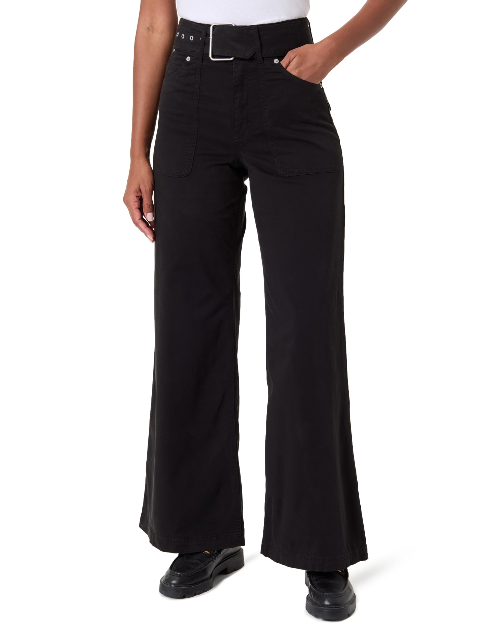 Hugo Women's 001Black Trousers_flat, 20