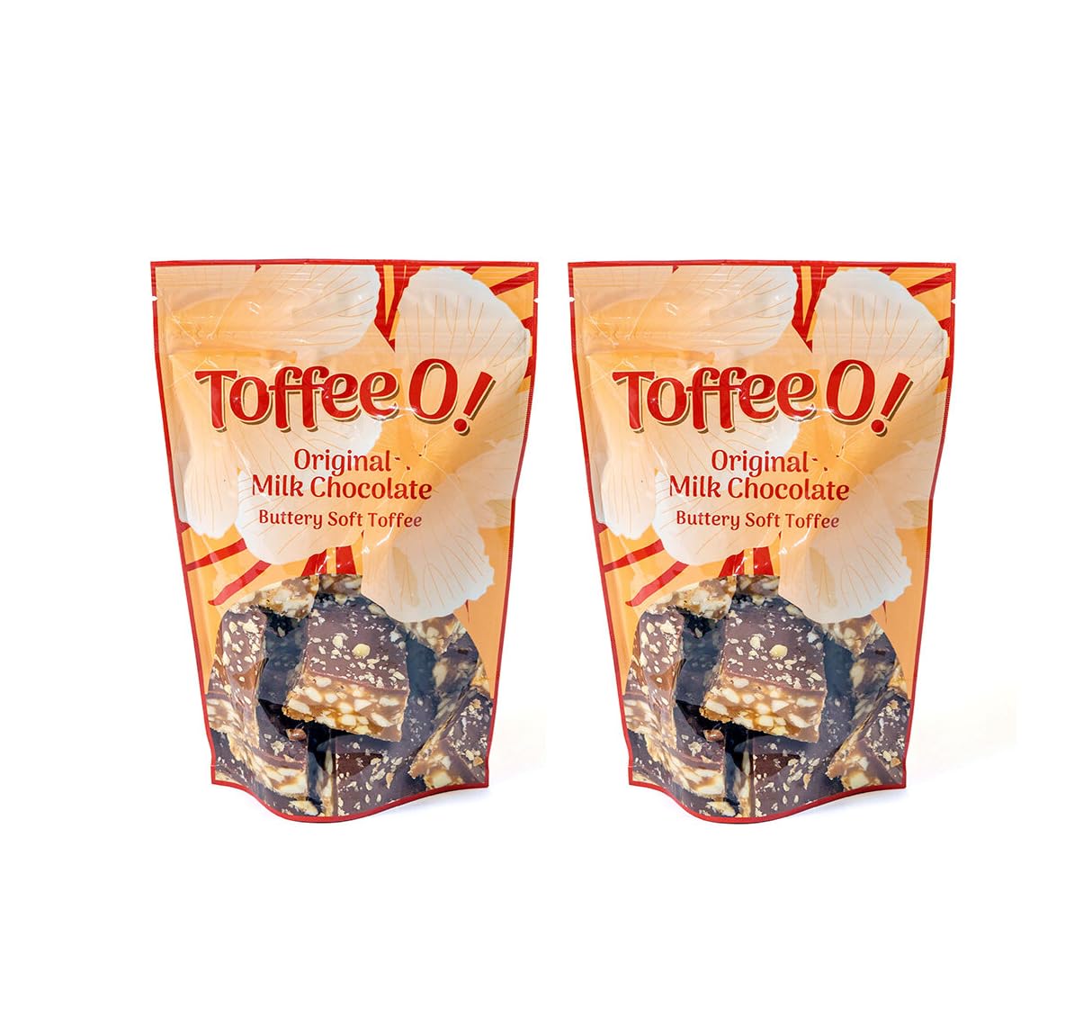 Toffee O! - Original Milk Chocolate Toffee - Bag - 6oz "The Original Soft Toffee"