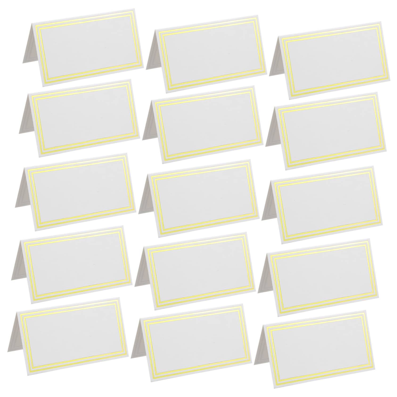 NUOBESTY 180stücke Tischkarten Mit Bronzing Design Platzkarten Für Hochzeiten Und Stabile Kraftpapierkarten Für Stilvolle Sitzordnung