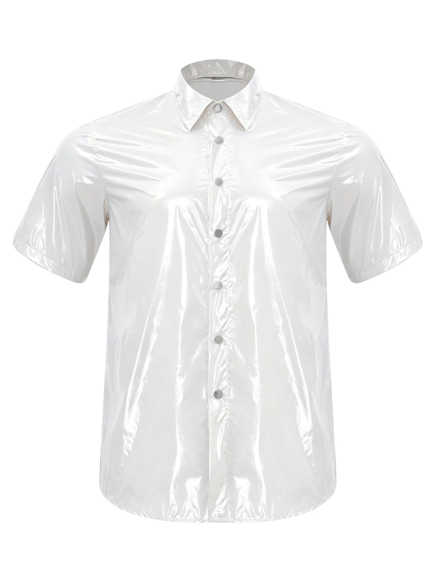 MSemis Uomo Maglia Incontinenza Con Pantaloni In Plastica Tuta Allenamento | Camicetta Con Mandorla E Shorts,Completo Due Pezzi,Costume Spettacolo Danza,Casuale,Jogging,Viaggiare,Fitness,Caccia