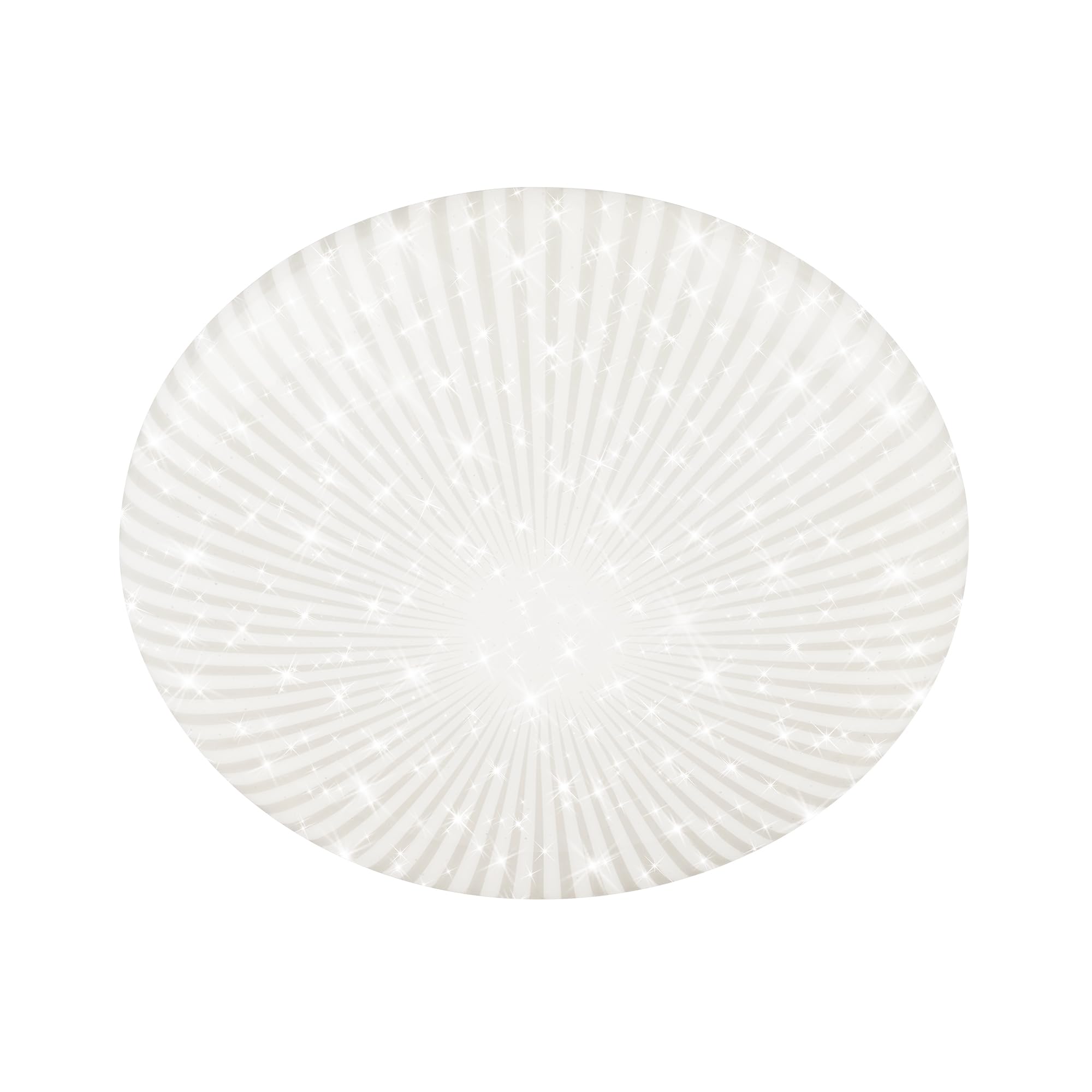 BRILONER - LED Ceiling Light with Starry Sky, Neutral White, Decor, LED Light, Living Room, Bedroom, Lounge, 38 x 7 cm, White