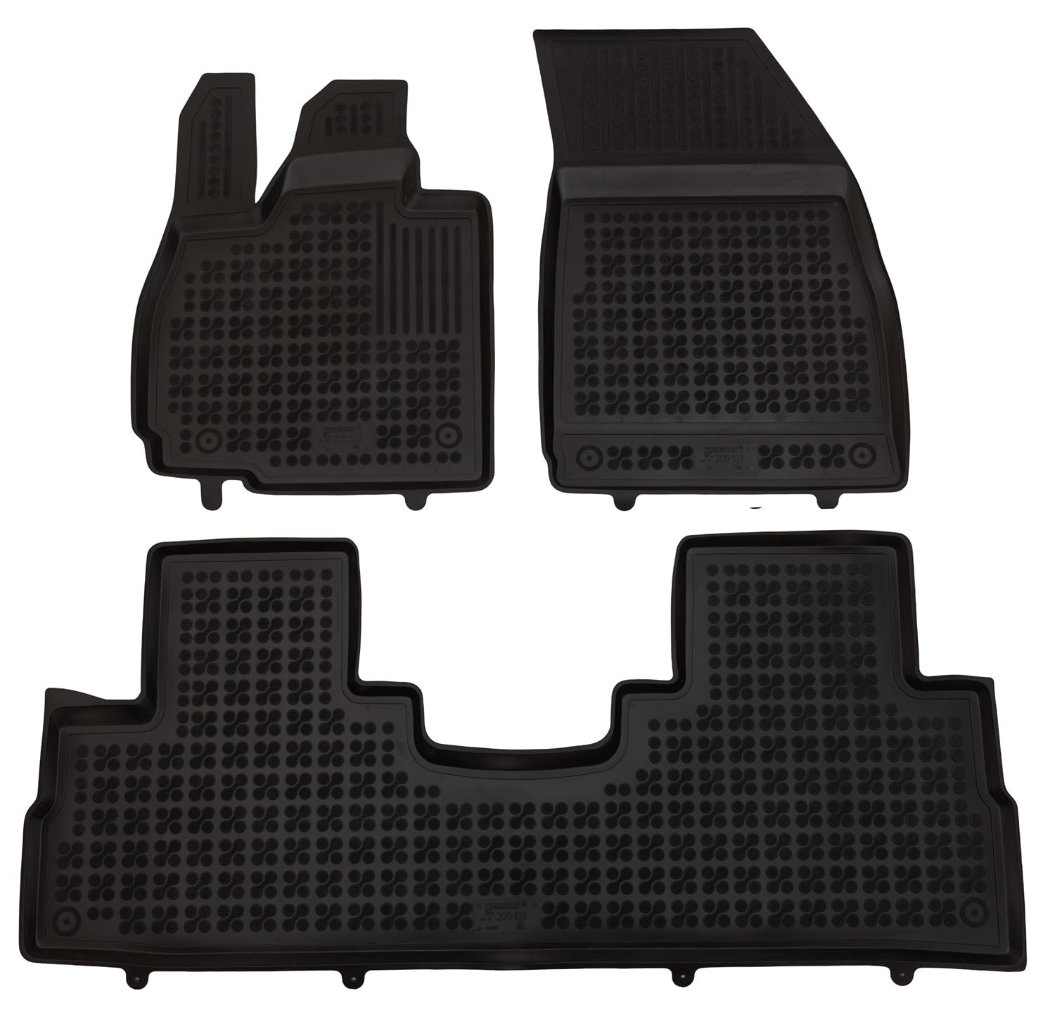 MTM Alfombrillas Goma para Omoda 9 2025-, Tipo Cubeta a Medida Antideslizante con Borde 5 cm, cód. 3D 13626
