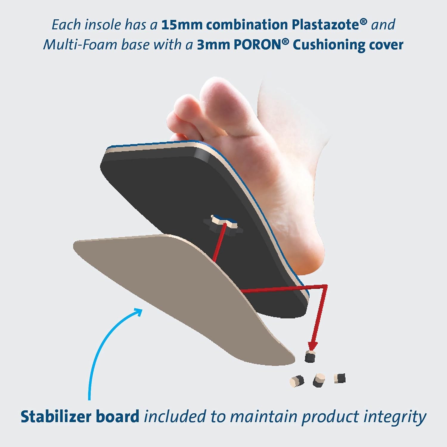 Peg Assist System Large Insole M 10.5-12, 0.35 Pound