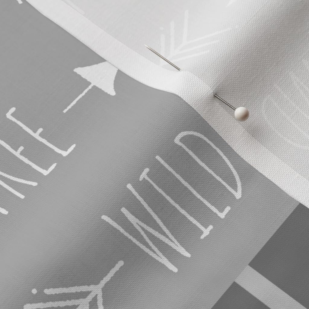 Spoonflower Fabric - Girls, Deer, Pink and Grey, Patchwork, Squares, Girl, Woodland, Printed on Petal Signature Cotton Fabric by The Yard - Sewing Quilting Apparel Crafts Decor