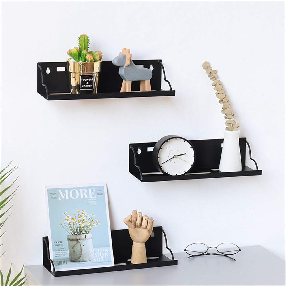 Étagères flottantes lot de 3 étagères de rangement murales pour chambre et cuisine