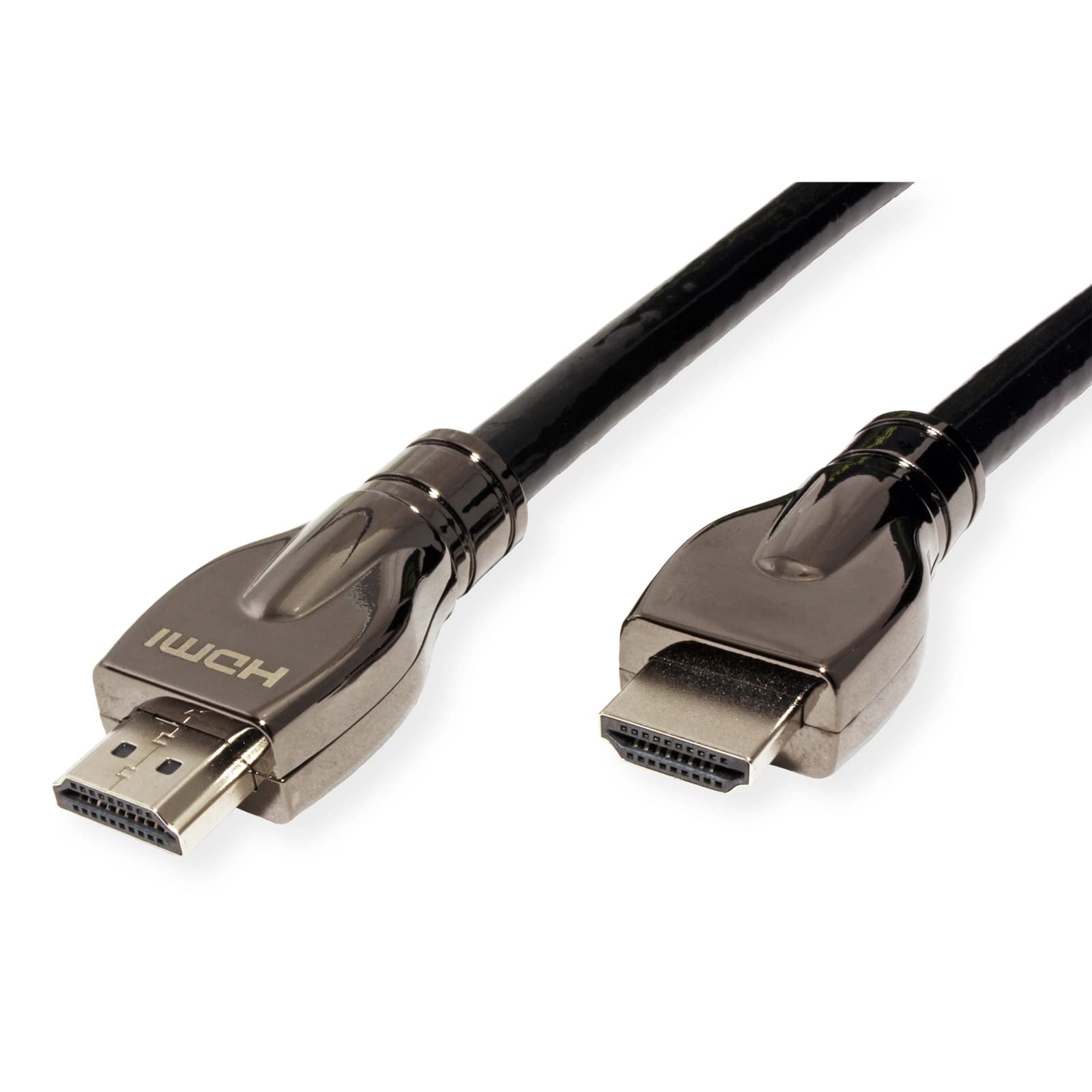 Rotronic Roline 11045686 Ultra HD HDMI Cable with Ethernet - Male to Male 15 m Black, 15 Meters - Image 4