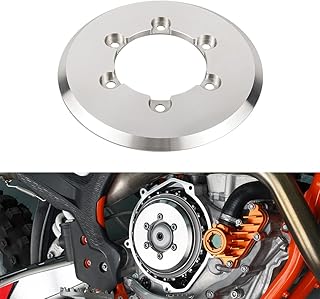 NICECNC Silver 9oz Clutch Weight Compatible with KTM 250/300 SX/XC/EXC/XC-W/SIX-DAYS TPI 13-23, 250/350EXC-F/XCF-W/SIX-DAYS 14-23, 250/350XCF/SXF 19-23, 450/500EXC/EXC-F/XCW/SXF/XCF 12-23,See Fitment