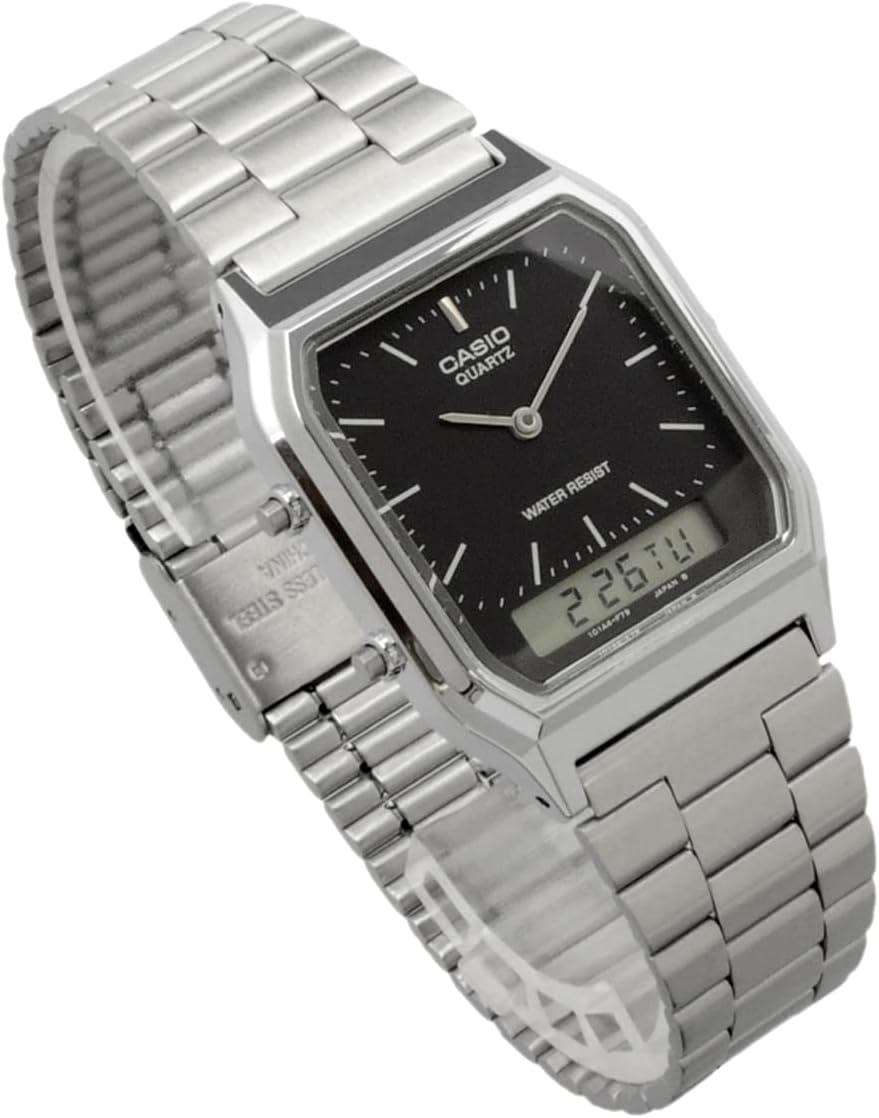 [Casio] CASIO watch anadezi Dual Time aq230 a – 1 Men's Overseas Model [Reverse Imported]