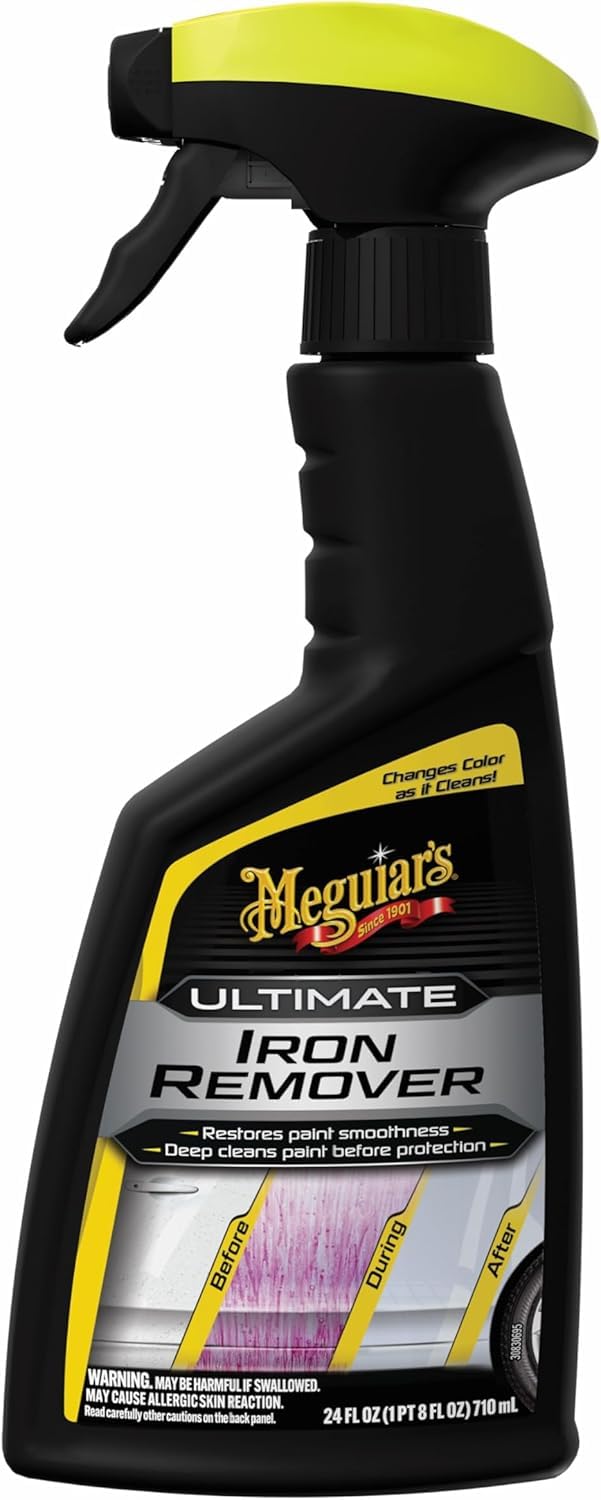 Meguiar's Ultimate Iron Remover-EU G250524EU, flacone da 710 ml, 6/CV