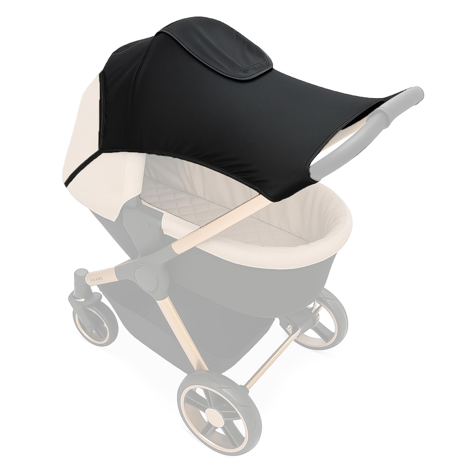 Sonnenverdeck Kinderwagen Sonnenschutz Kinderwagen Sonnensegel Kinderwagen mit UV-Schutz Winddicht Staubdicht Einfach zu montieren und optimaler Sonnenschutz für den Kinderwagen
