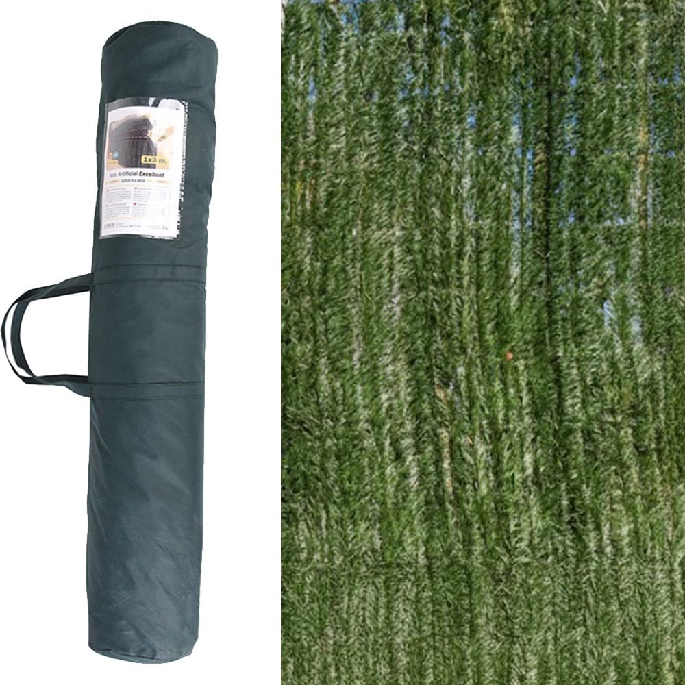 Suinga Seto Artificial Ocultación Jardin 1,5x3 m | Seto premium Hoja Fina | Seto ocultación 100% | Seto Artificial Decorativo