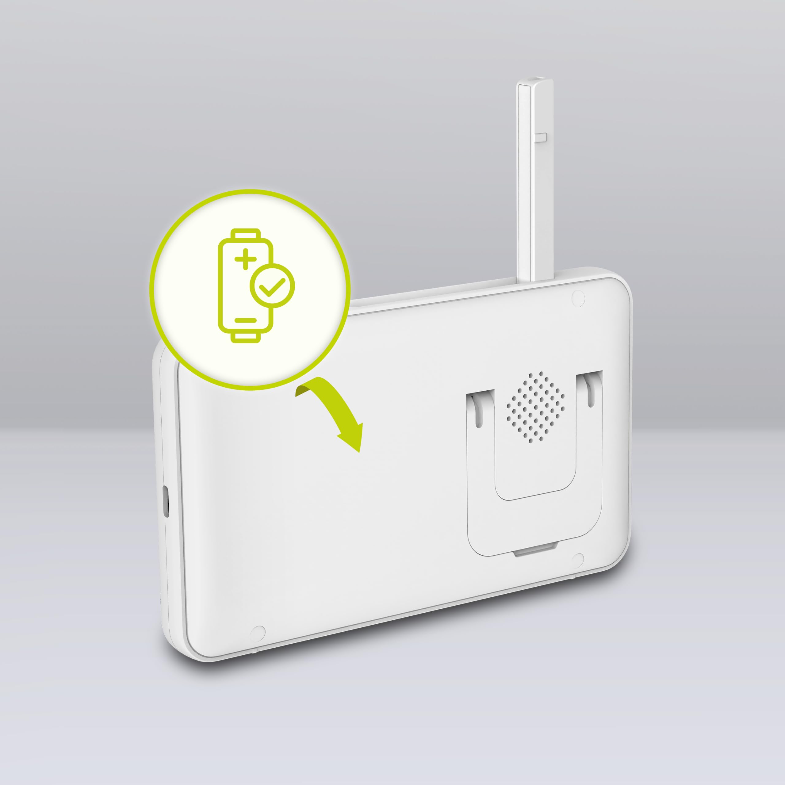 Lionelo Babyline 8.3 Elektronisches Babyphone mit Full HD 360° Kamera | 5" Bildschirm 200m Reichweite Zwei-Wege-Kommunikation Schlaflieder Geräusche 8h Akku Nachtmodus Temperatursensor VOX-Funktion