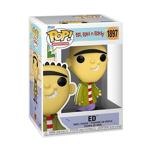 Funko Pop Animation: Ed EDD N Eddy - Ed - 1/6 Odds for Rare Chase Variant - Collectable Vinyl Figure - Gift Idea - Official Merchandise - Toys for Kids & Adults - Cartoon/Animation Fans