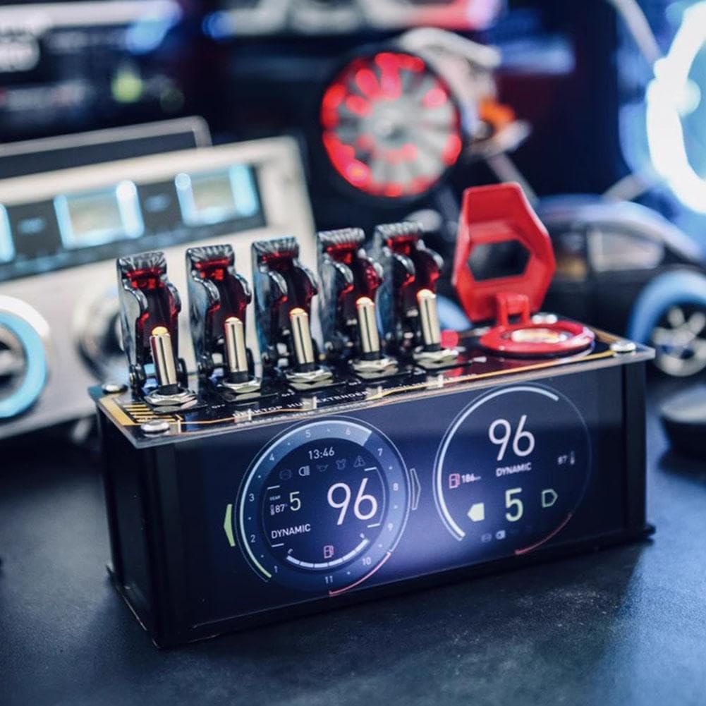 Amazon.com: USB Blockchain Docking Station with Switches, Retro USB Strip  Original Switches, Cool USB Charging Hub, Hub Extender with Airplane  Switches and App-Controlled RGB Lights 1PCS(red) : Electronics