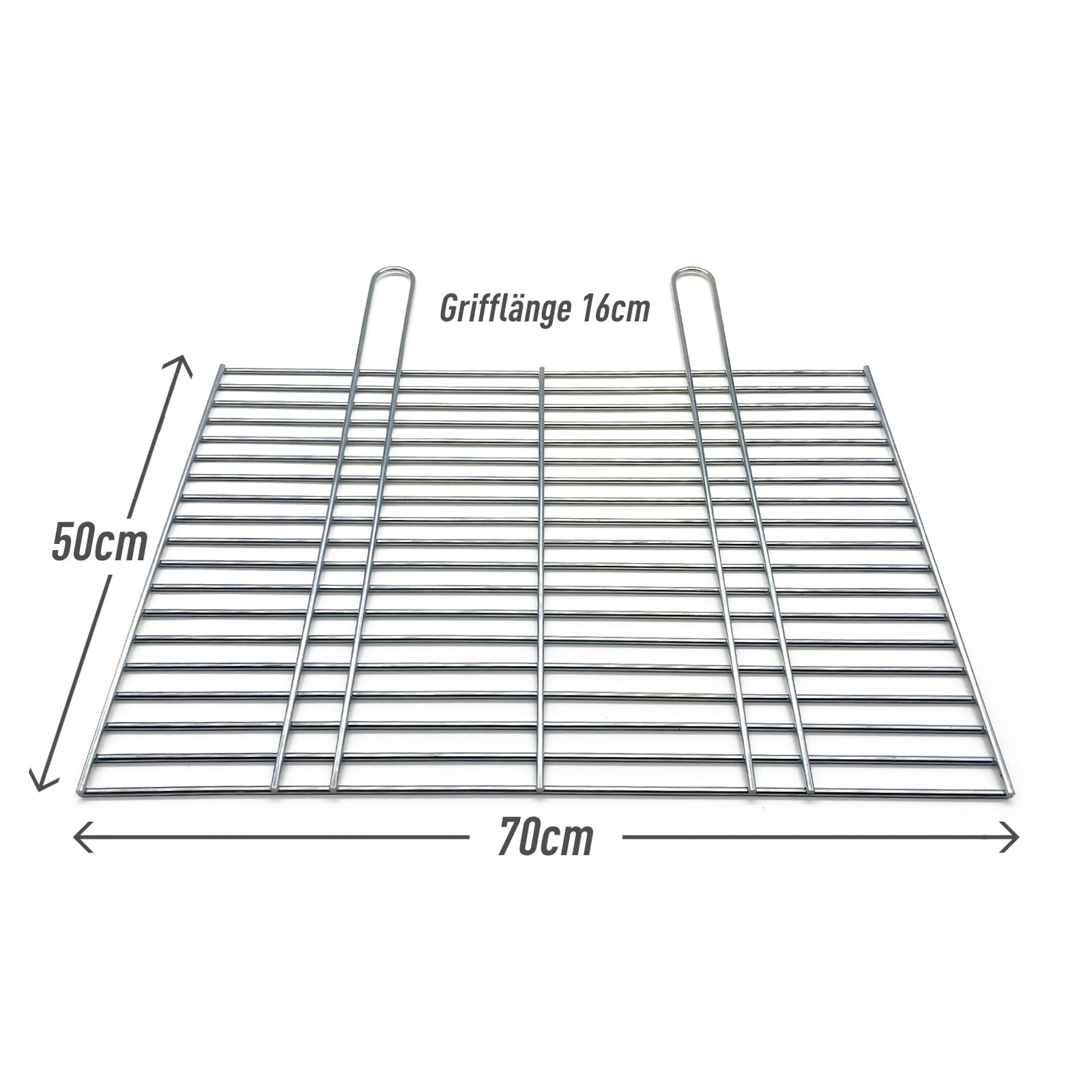 Wildkinger Grillrost 70x50cm stabil 5mm Durchmesser Grill Kamim Grillgitter BBQ Ersatz Rost Kaminrost