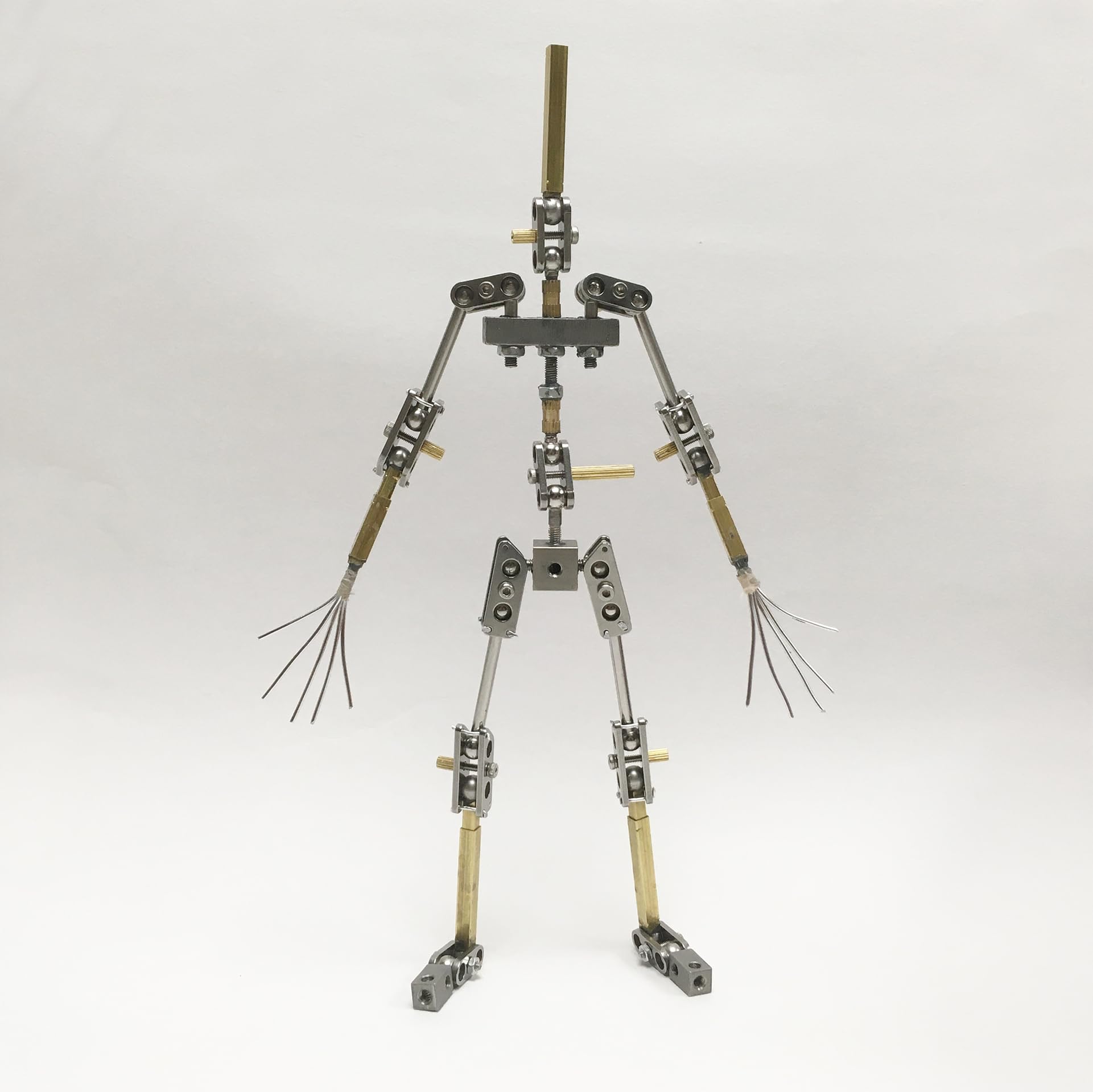 M00859 1pc Stop Motion Puppet Armature Kit Advanced Humanly Posable HPA. Model: Chris. Requires Assembly. QC1