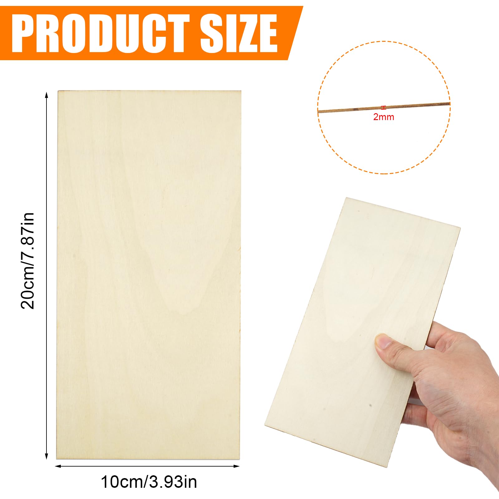 15 Planchettes De Modélisme En Tilleul – 200 X 100 X 1 Mm – Bois Naturel Non Traité, Lisse – Pour Maquettes, Bricolage, Découpe Laser, Projets DIY