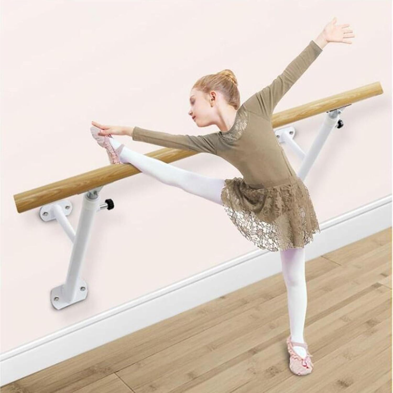 Barre de ballet murale et portable en acier haute résistance