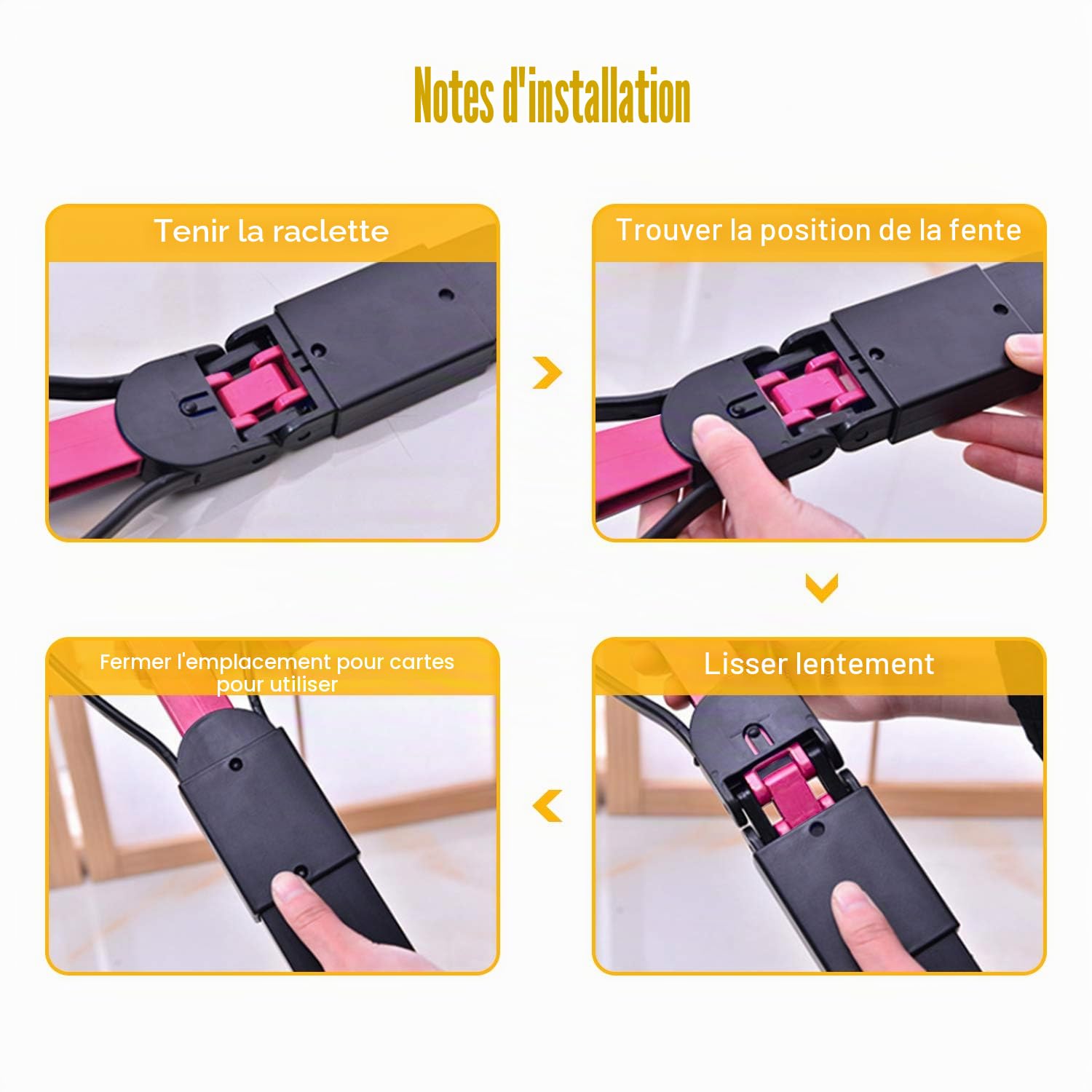 HyAiderTech Pelle Ramasse-Crottes Pliable pour Chien et Chat Pet Long Manche Pooper Scooper, Facile à Déjections Ramasse, Noir & Pourpre