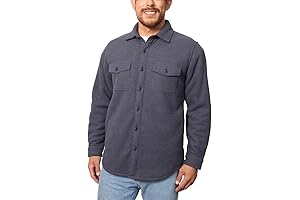 Cozy and Warm: Men's Plaid Fleece Jackets with Super Plush Sherpa Lining