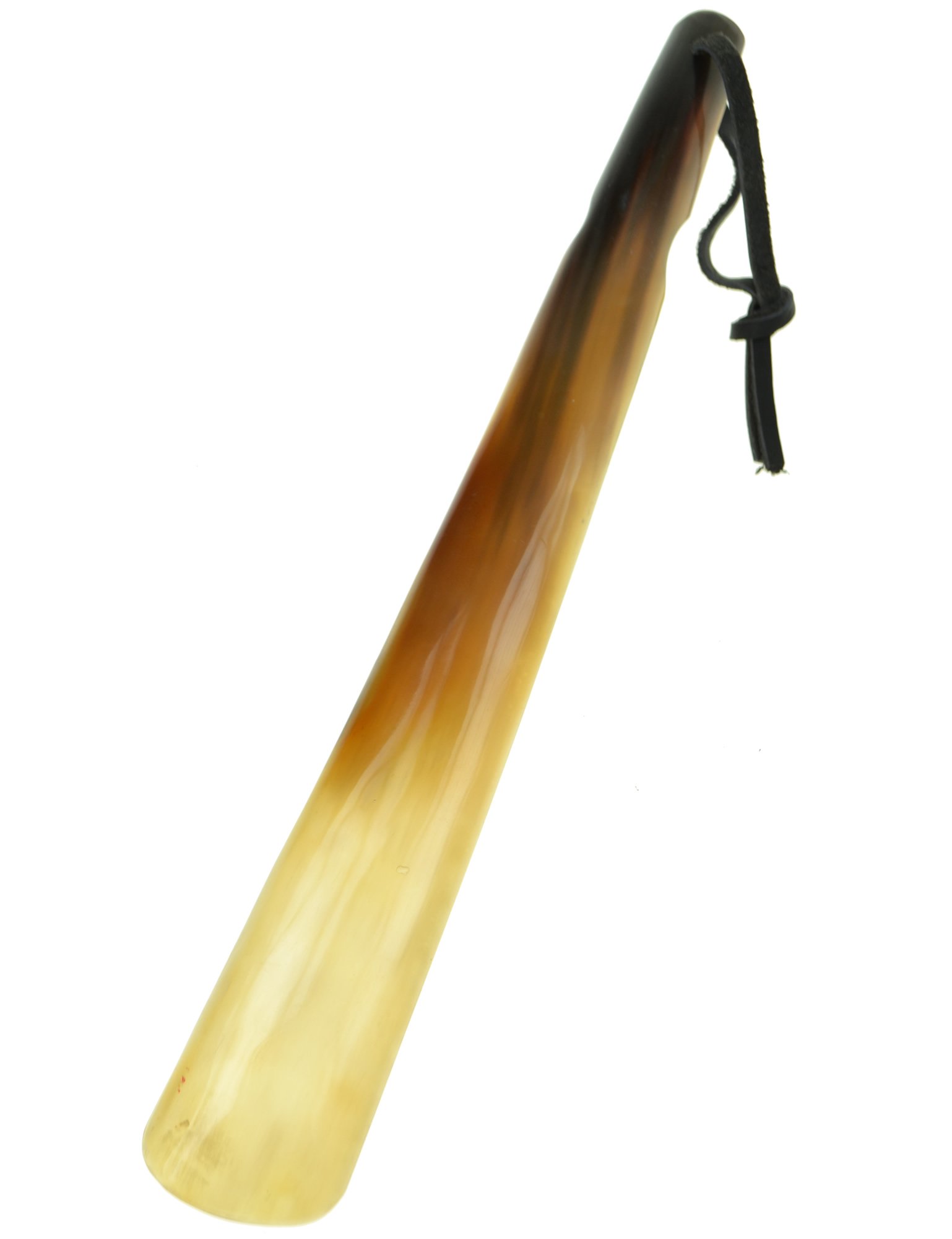 Chausse-pied en corne véritable fait main 38 cm