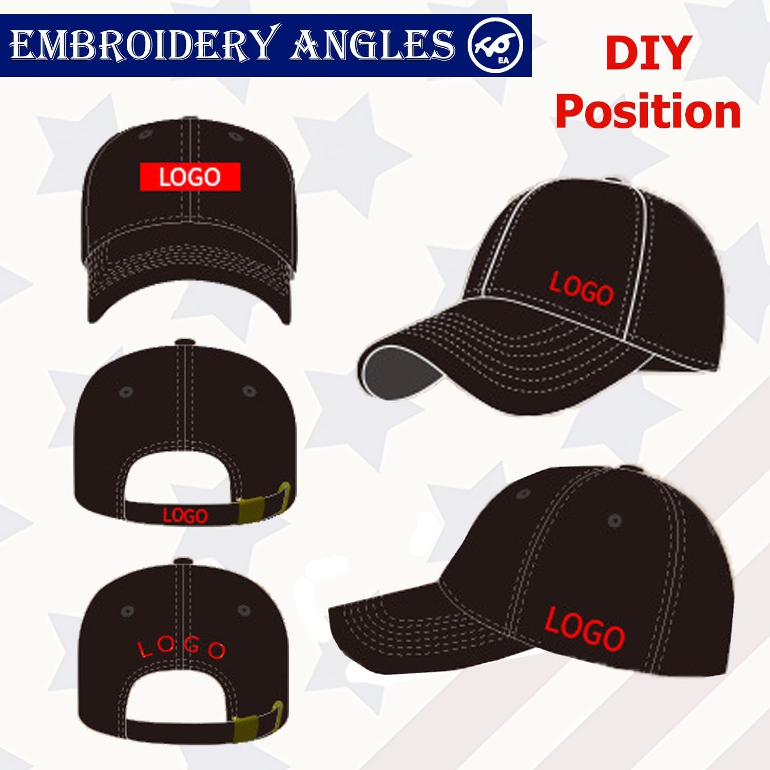 Embroidery Custom Hat for Men,Personalized Vintage Baseball Cap with Your Text Logo,Trucker Hat,Gifts for Men Dad - Image 5