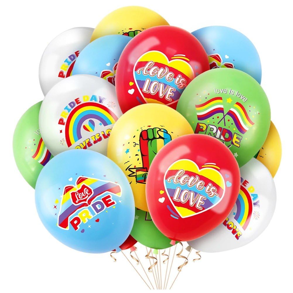 30 LGBT Gay Pride Pride Rainbow Day, LGBTQ Gay Pride Party Decorations And Accessories