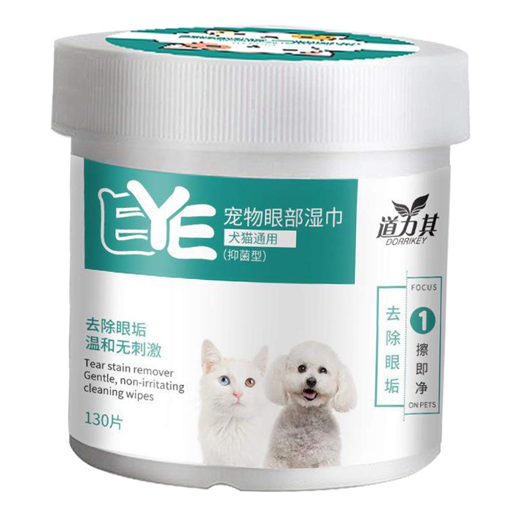 FLAMEERGentle Soft Ear Eye Wipes For Dogs and Cats Pet Animal TEAR STAIN Remover Wipe Pads - eye wipe