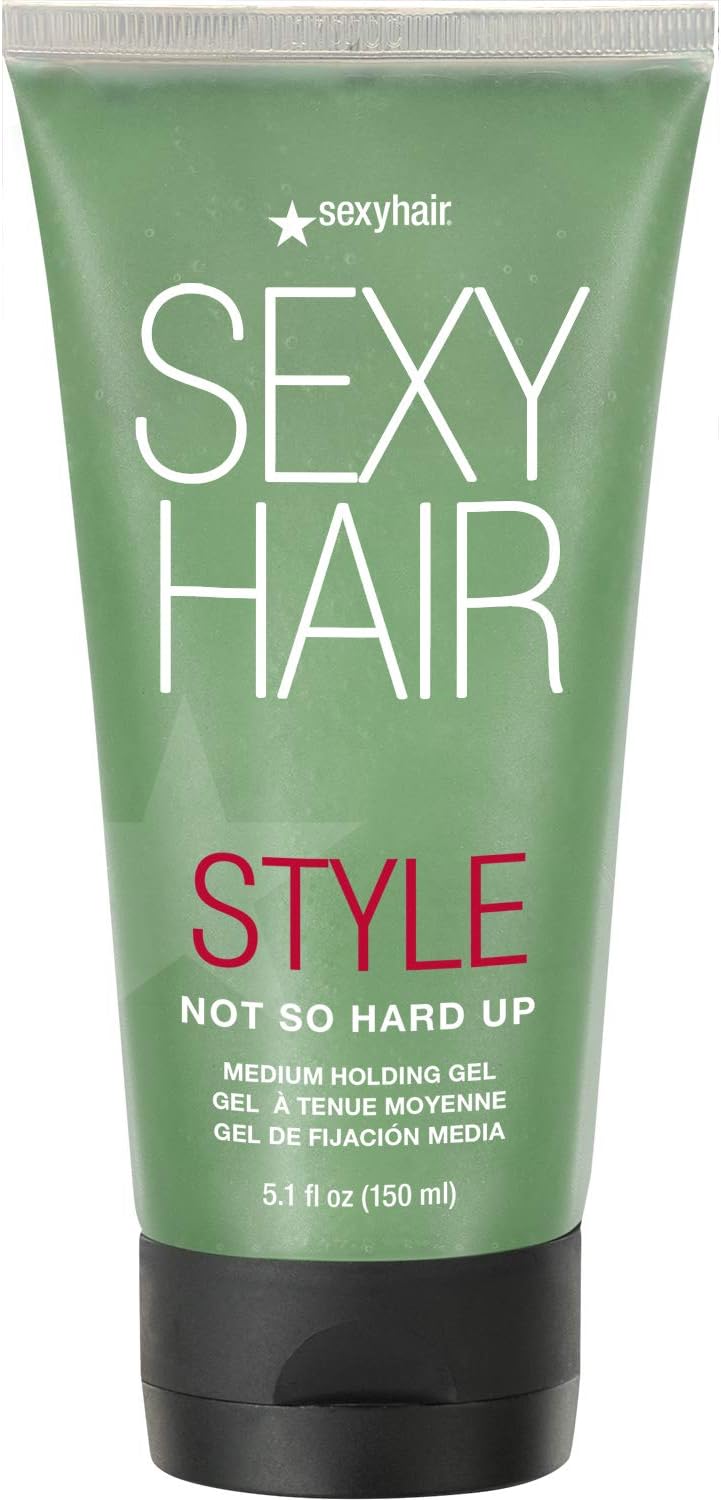 SexyHair Style Not So Hard Up Medium Holding Gel, 5.1 Oz | Flexible Formula | Allows for Re-Styling | All Hair Types