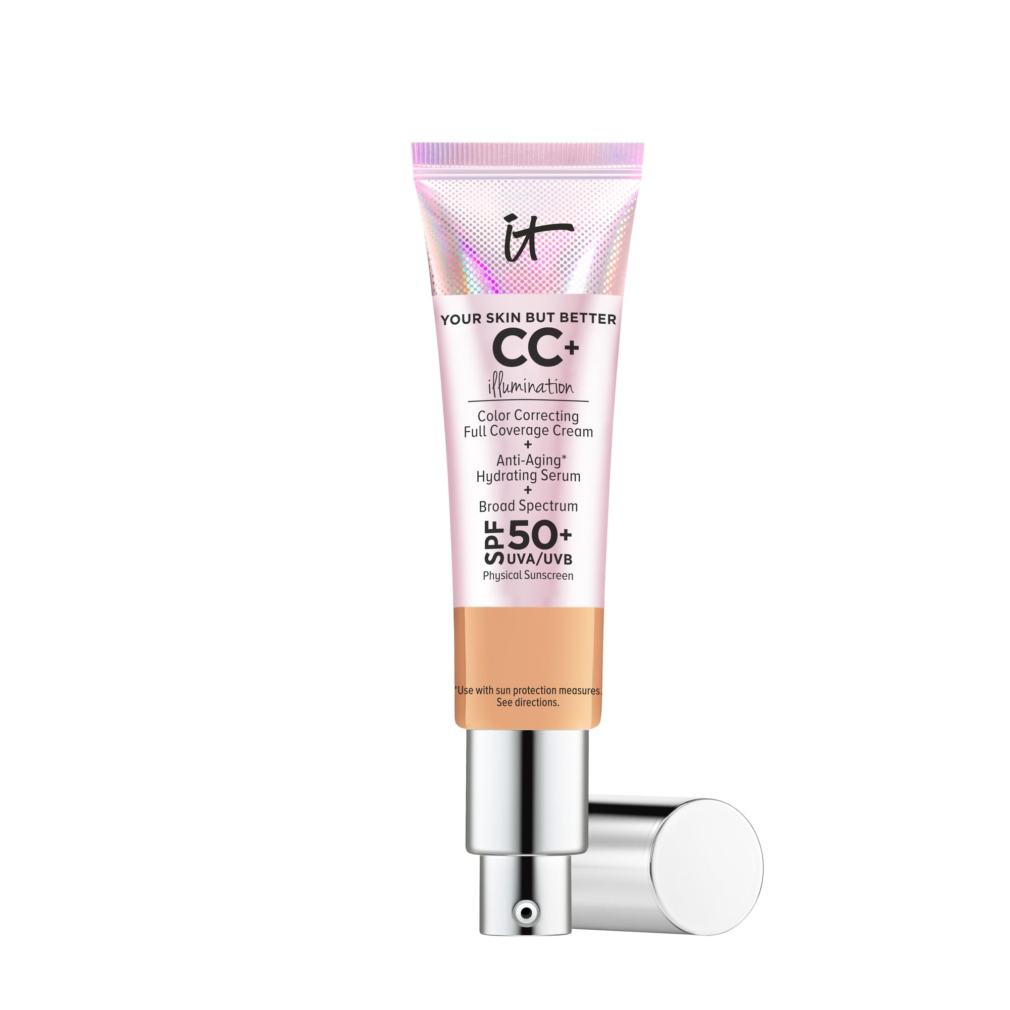 It CosmeticsCC+ Illumination SPF 50 (Neutral Tan) Full Coverage, 1.08 Ounces
