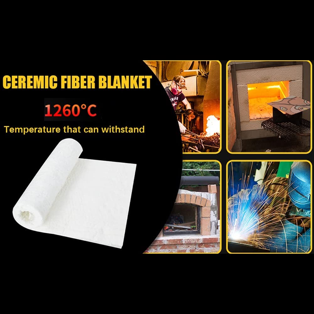 ZOENAE Calore ad Alta densità (1260 ℃), for stufe, fornaci, forni, Mattoni refrattari, caldaie (Size : Thickness40mm)