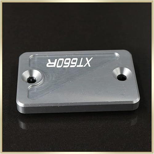 Cubierta de depósito de líquido para Yamaha XT660R 2004-2014 de cilindro maestro de freno delantero CNC (color titanio)