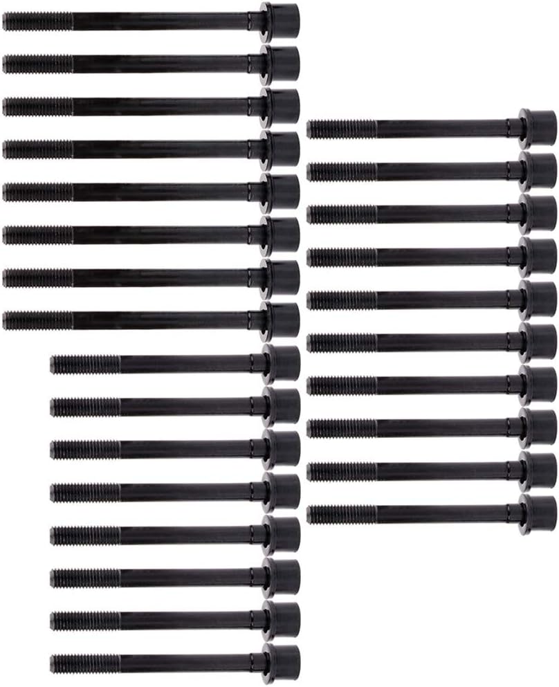 ECCPP Head Bolts Set Replacement for Nissan 200SX Frontier Aaxima Pathfinder Xterra 3.0L 3.3L 1984-2004 Engine Head Bolt Kits