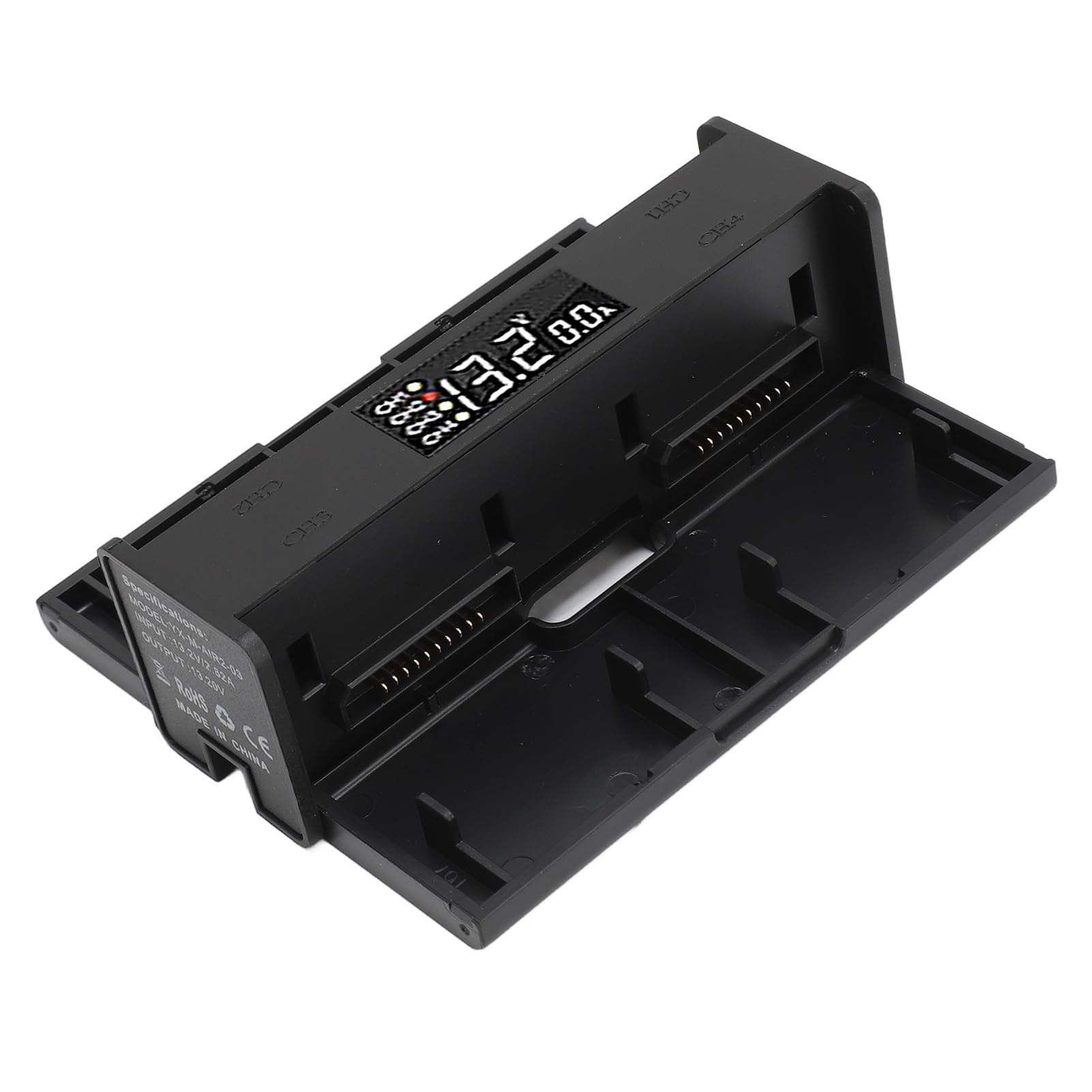 ASHATA Hub di ricarica pieghevole per batteria per drone Air 2S, display digitale 4 in 1 multi caricabatterie, efficiente per uso esterno