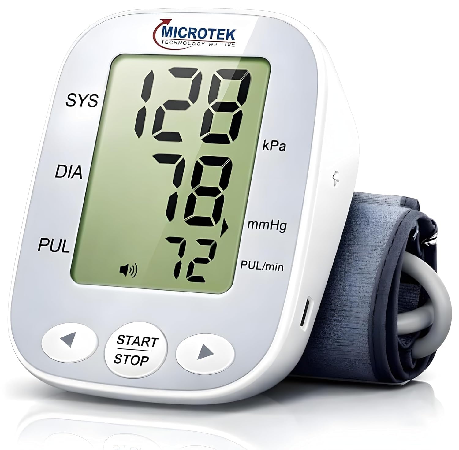 Microtek KF-65A Voice Broadcast Upper Arm Blood Pressure Monitor with USB Charging Bp Monitor-image-49