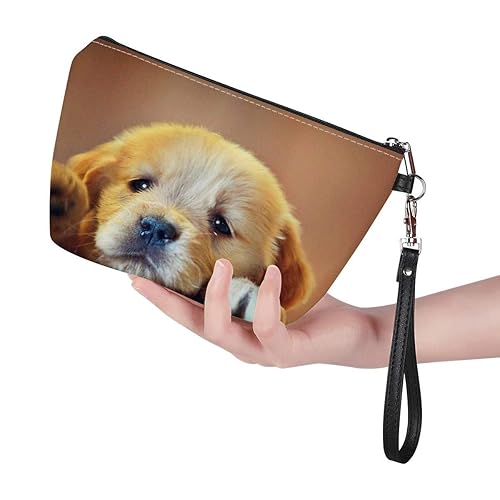 Miniatura 2 de Monedero de flores azules, bolsa de cosméticos de viaje al aire libre, cierre de cremallera, bolsa de maquillaje duradera para mujeres, adolescentes