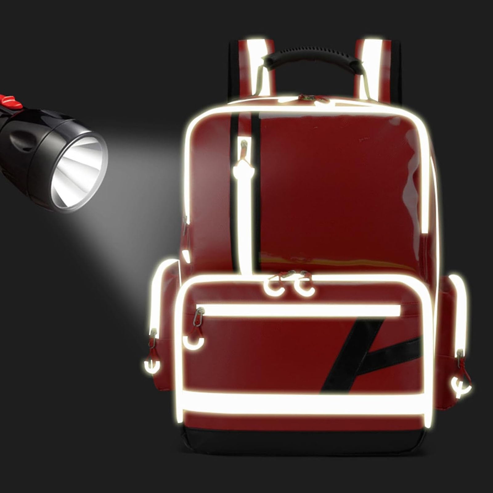 Borsa del primo soccorritore Zaino per traumi vuoto, borsa di pronto soccorso per paramedici e kit di emergenza medica, ideale per l'auto, la casa, il campeggio e l'escursionismo