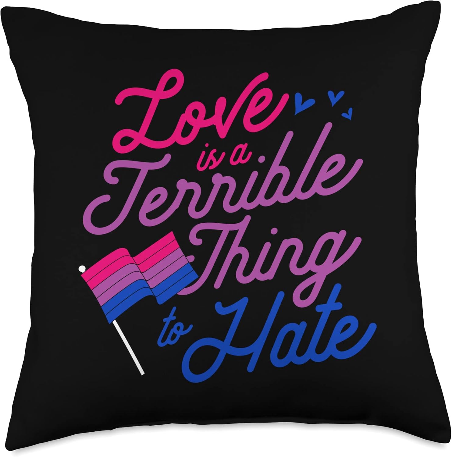 Bisexual Pride Jokes and Quotes Aesthetic Merch Love is A