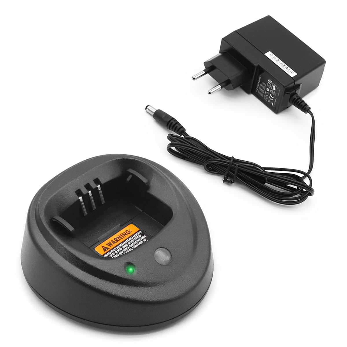 EU Base Station Desktop Chargeur 12V Adaptateur Secteur pour Motorola Radio DP1400 DEP450 EP450 GP3188 GP3688 CP040 CP140 CP150 CP180 CP200 PR400 MotoTrbo R2 NNTN4496 NNTN4851 PMLN5192