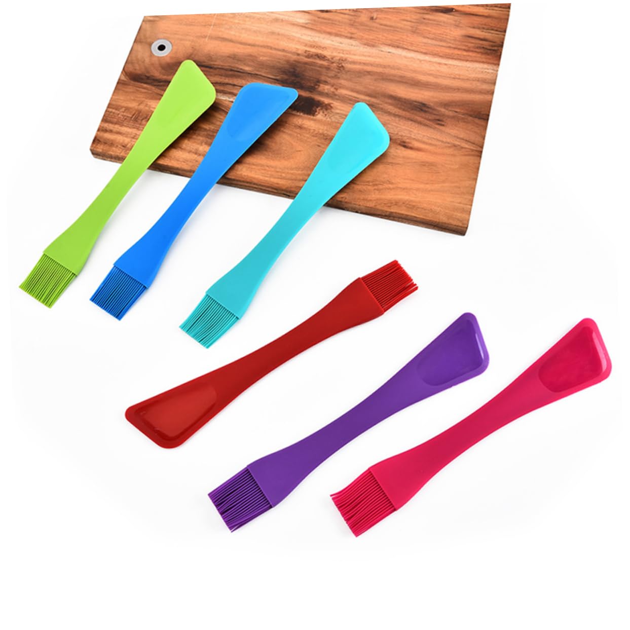 BESPORTBLE Silicone Basting Brush Cake Spatula in One Dual Head Tool for Baking Pastry Bbq Easy to Cle