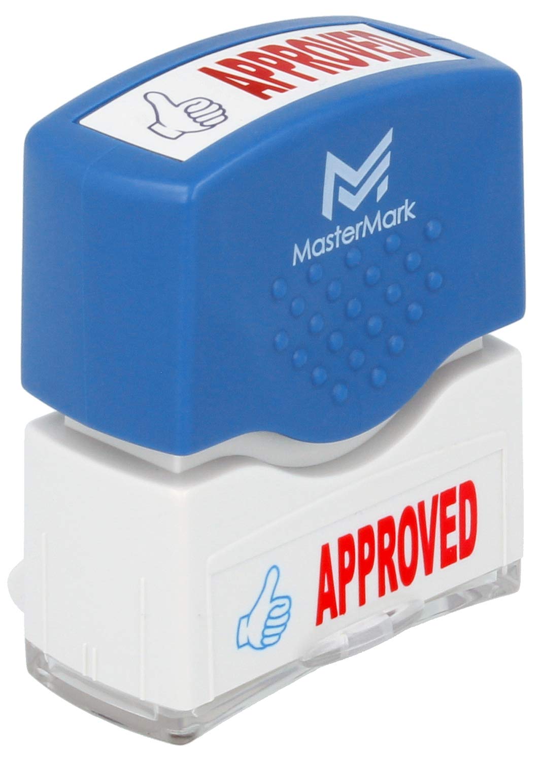 MasterMark Premium 2-Color Pre-Inked Office Stamp (Approved)