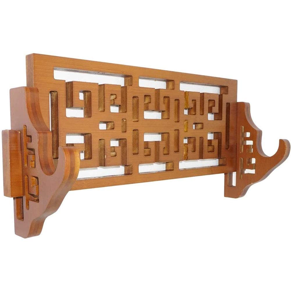 Uchwyt ścienny na miecz bambusowy do katany wakizashi tanto 3 style 1 warstwa(Hollow Style)