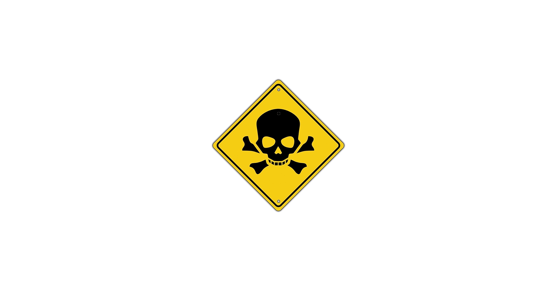 Amazon.com: Danger Hazardous Toxic Waste Skull Bones Symbol