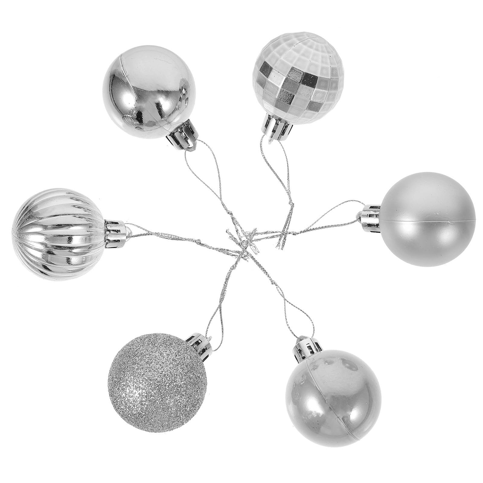 Toyvian 180 Pièces Boules Décoratives de Noël à Suspendre, PVC