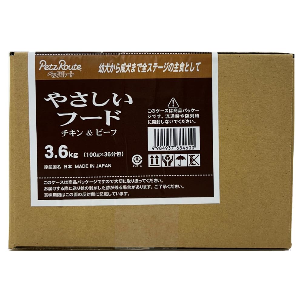 Amazon.co.jp: ペッツルート やさしいフード チキン＆ビーフ 3.6kg