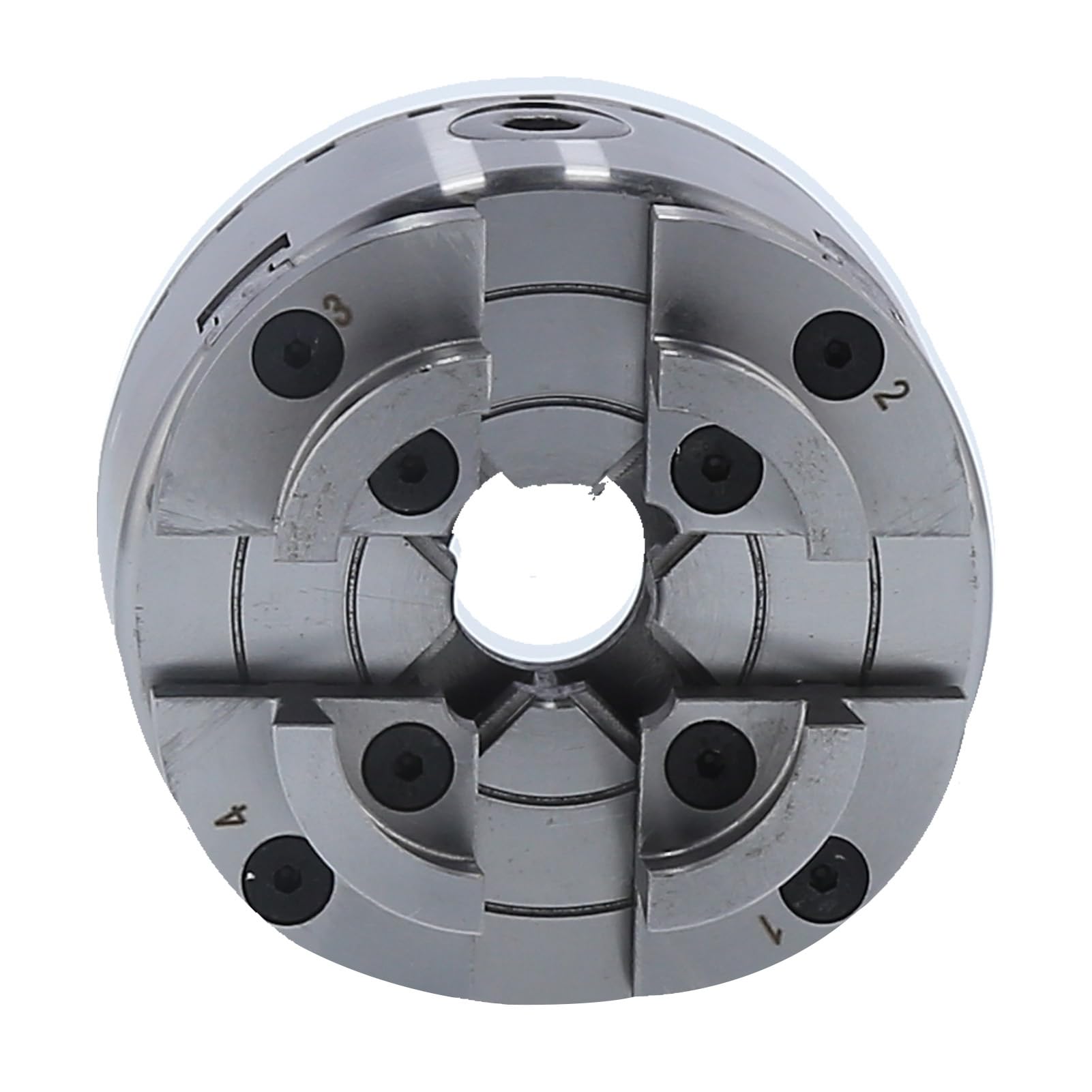 Self-centering Tuthe Chuck, M40 4in 4-dslowe Metalowe Chuck do Obróbki Drewna ze śrubami i Klubami, Materiały Premium, Obróbka Drewna