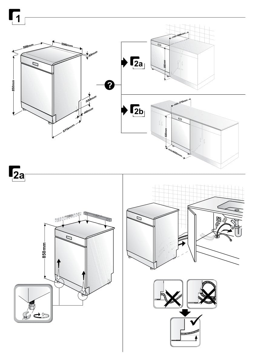 Beko DFN04321W Geschirrspüler 60 cm 13 Maßgedecke Freistehend Weiß