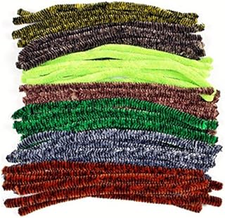 10,20,50 Large Stripe Colossal Craft Pipe Cleaners Stems 30cm / 12" x 15mm - Pack Size: 50