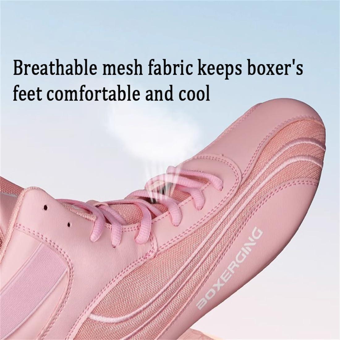 Boxing Shoes for Women Mens, Adult Teenagers Wrestling Shoes Non-Slip Sparring Fitness Shoes for Weightlifting, Kickboxing