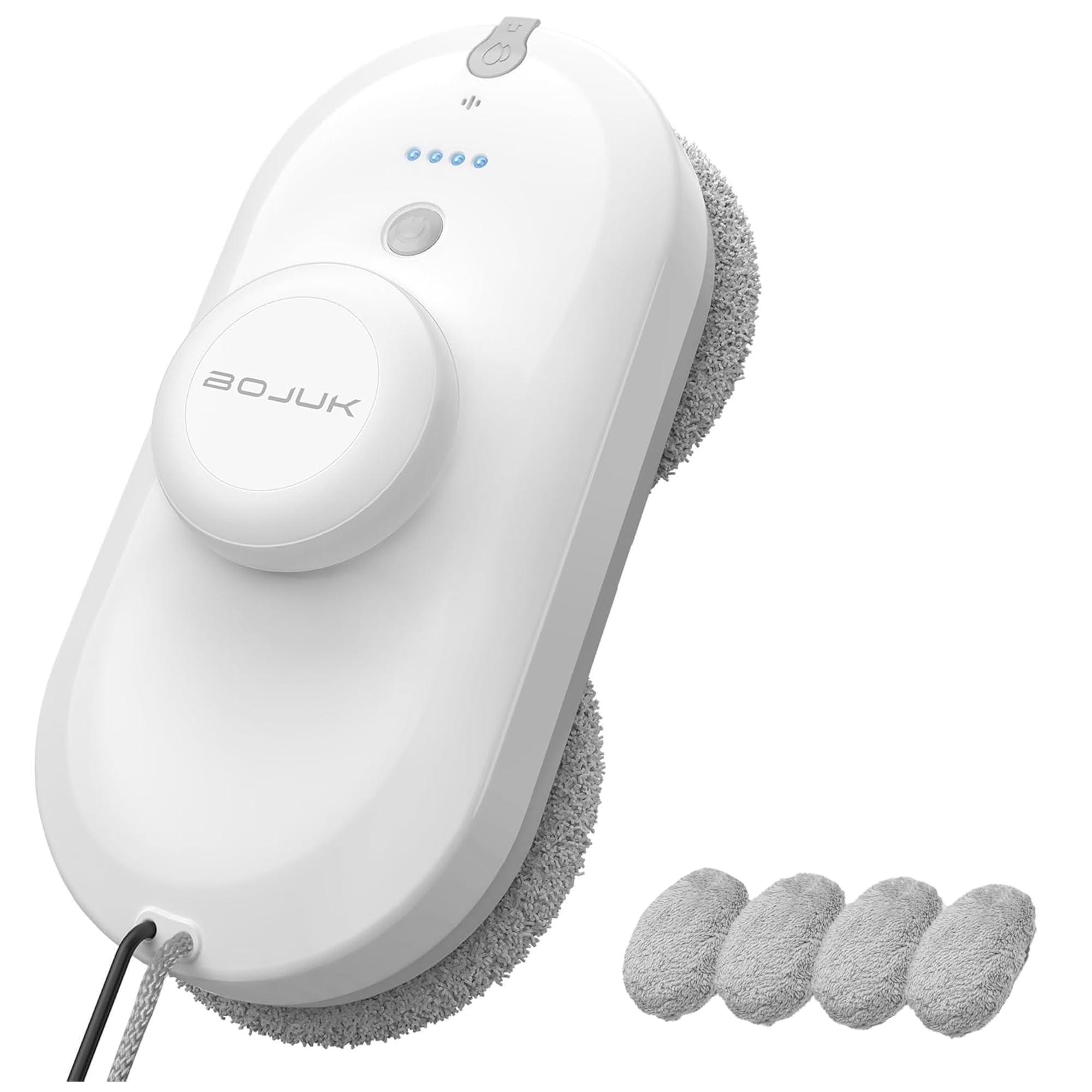 Robot Window Cleaner with Auto Spray, 5000Pa Suction for Glass and Mirrors